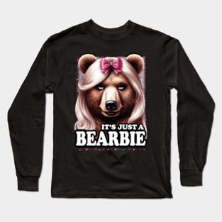 Bearbie funny bear princess Long Sleeve T-Shirt